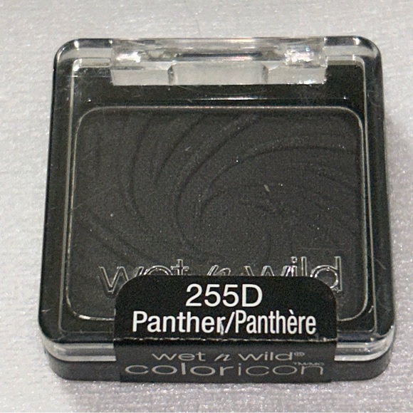 Wet N Wild Color Icon Eye Shadow Single 255D Panther .06 oz (black matte) sealed - Picture 3 of 7